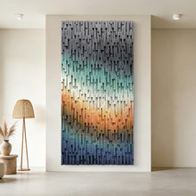 Load image into Gallery viewer, Aurora Cascade Plank Wood Mosaic Wall Decor
