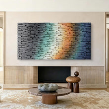 Load image into Gallery viewer, Aurora Cascade Plank Wood Mosaic Wall Decor
