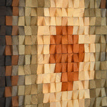 Load image into Gallery viewer, Sound Absorbing Art for Living Room Wood Mosaic Wall Decor
