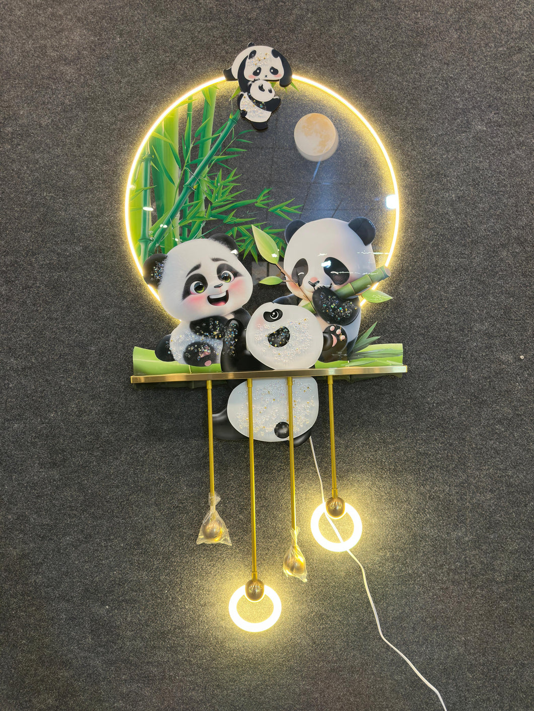 Cute Panda Design Wall Decor