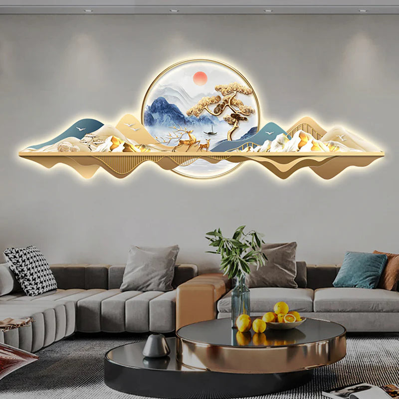 Modern 3D Decor with Stunning Illumination