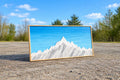 Himalayan Peaks Wood Mosaic Wall Decor