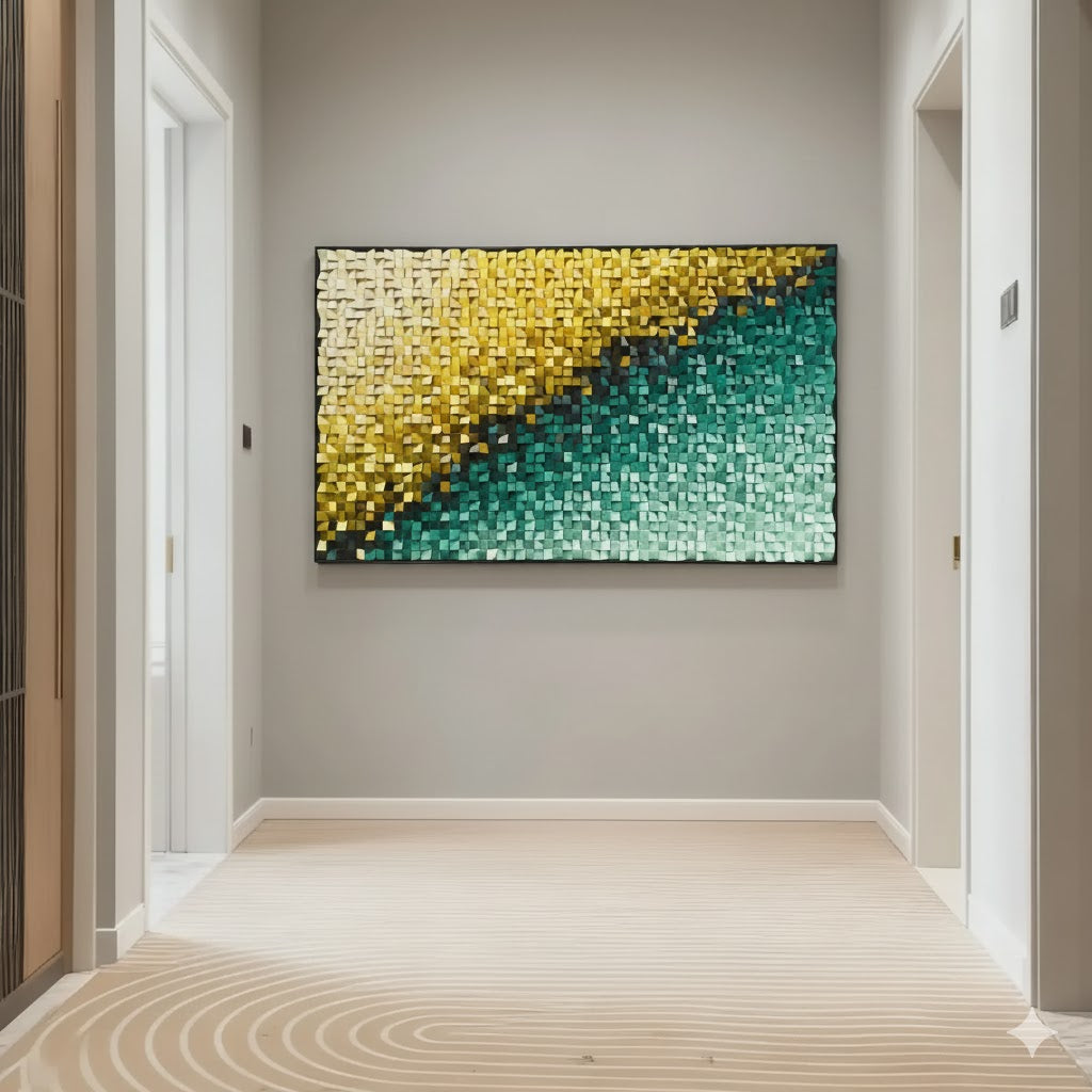 Some Unspoken Words Wood Mosaic Wall Decor