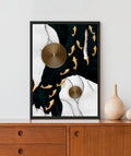 Abstract Fish Art Acrylic LED Light Wall Art