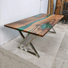 Load image into Gallery viewer, Forest Love Epoxy Resin Dining Table
