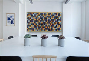 Rock N Roll Wood Mosaic Wall Decor
