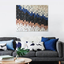 Load image into Gallery viewer, Stream Wood Mosaic Wall Decor
