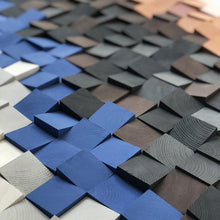 Load image into Gallery viewer, Stream Wood Mosaic Wall Decor
