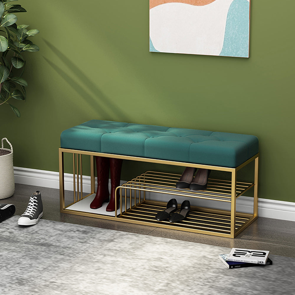 Modern Bench With Storage Bed Bench In Green