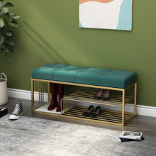 Load image into Gallery viewer, Modern Bench With Storage Bed Bench In Green
