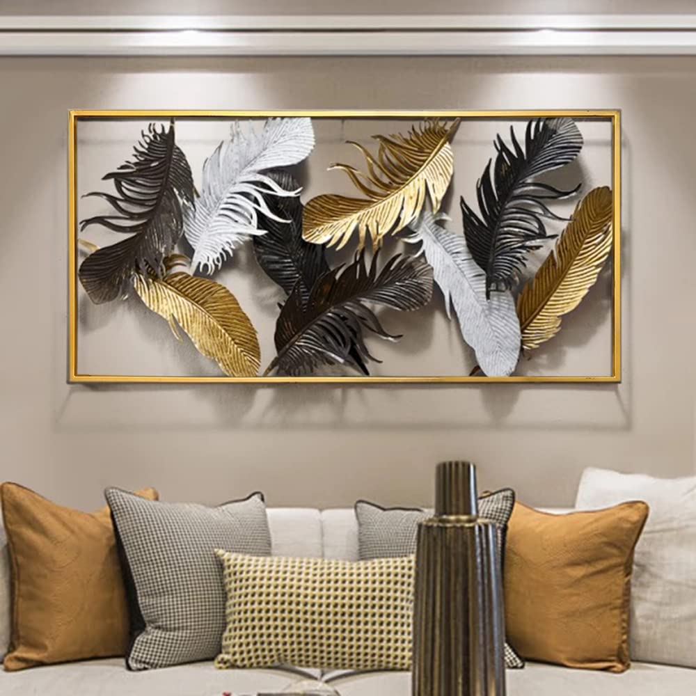 Amazing Palmetto Leaf Metal Wall Hanging