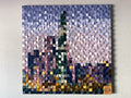 City of Dreams Wood Mosaic Wall Decor