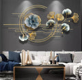 Lifeline Floral Metal Wall Hanging