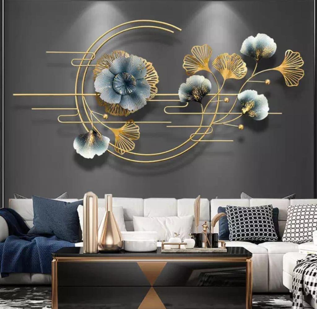 Lifeline Floral Metal Wall Hanging