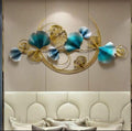 Royal Blue Affair Metal Wall Hanging