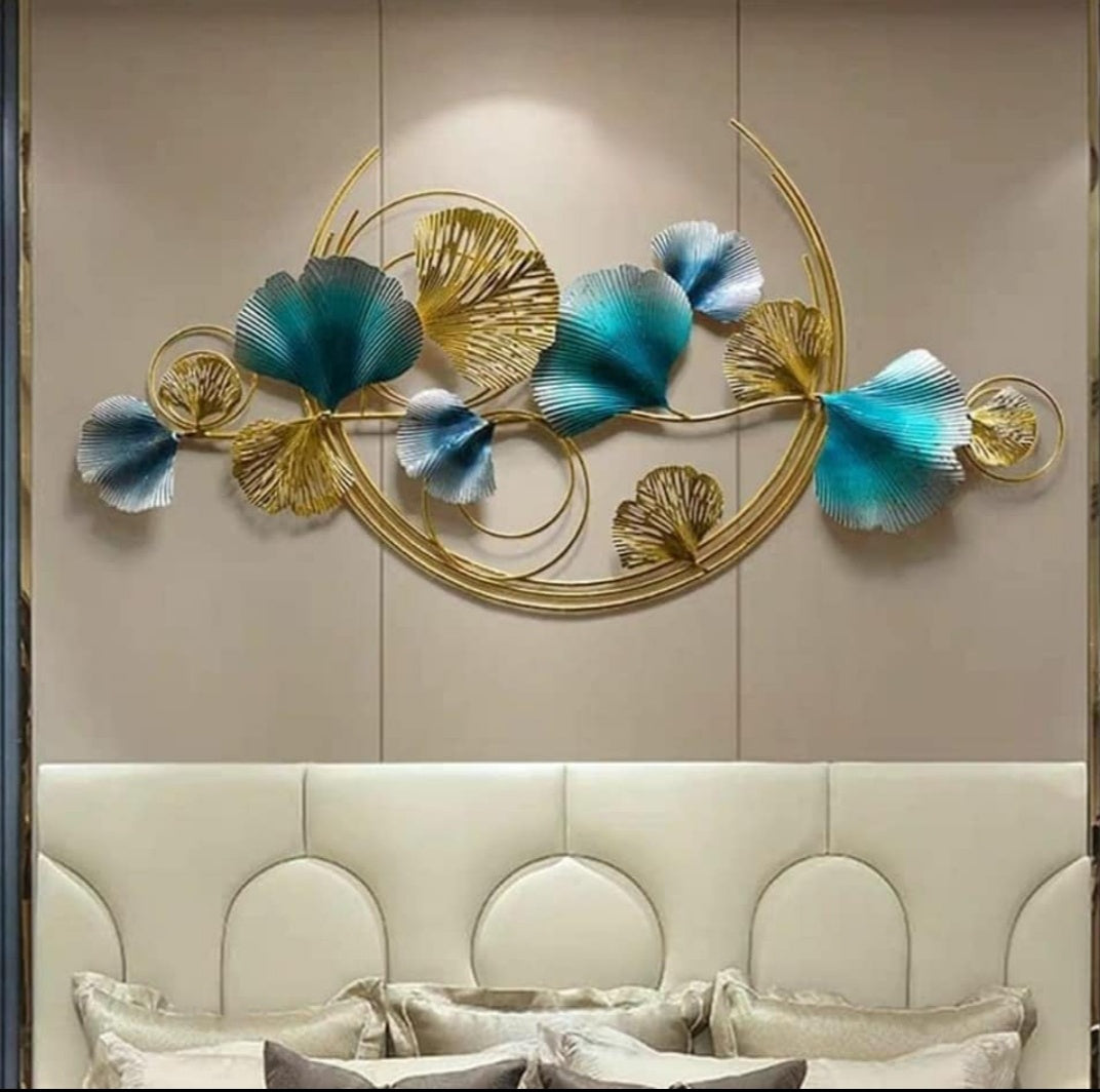 Royal Blue Affair Metal Wall Hanging