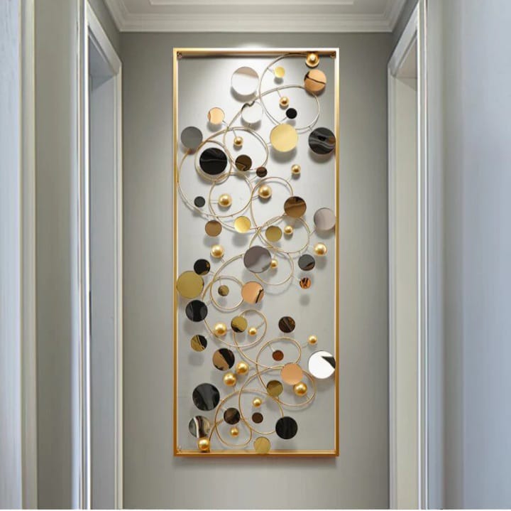 Vertical Twilight Metal Wall Hanging