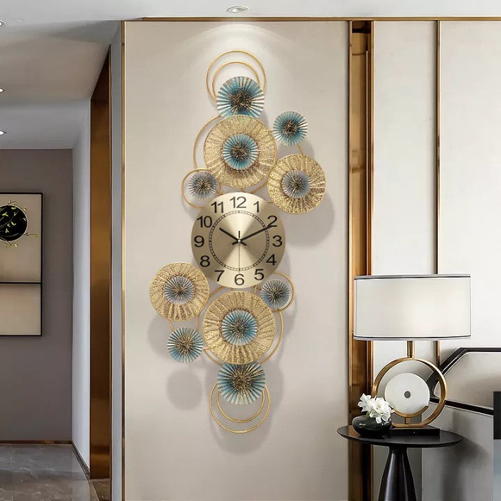 Modern Rustic Metal wall clock