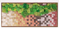 Way To Paradise Moss Wood Mosaic Wall Decor