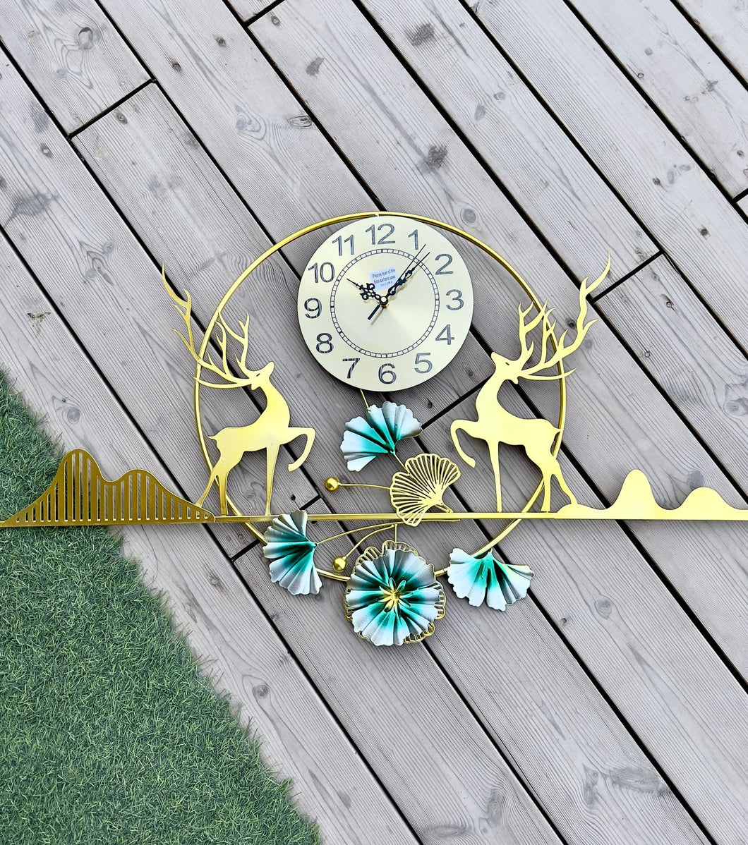 Always Together Metal Wall Clock