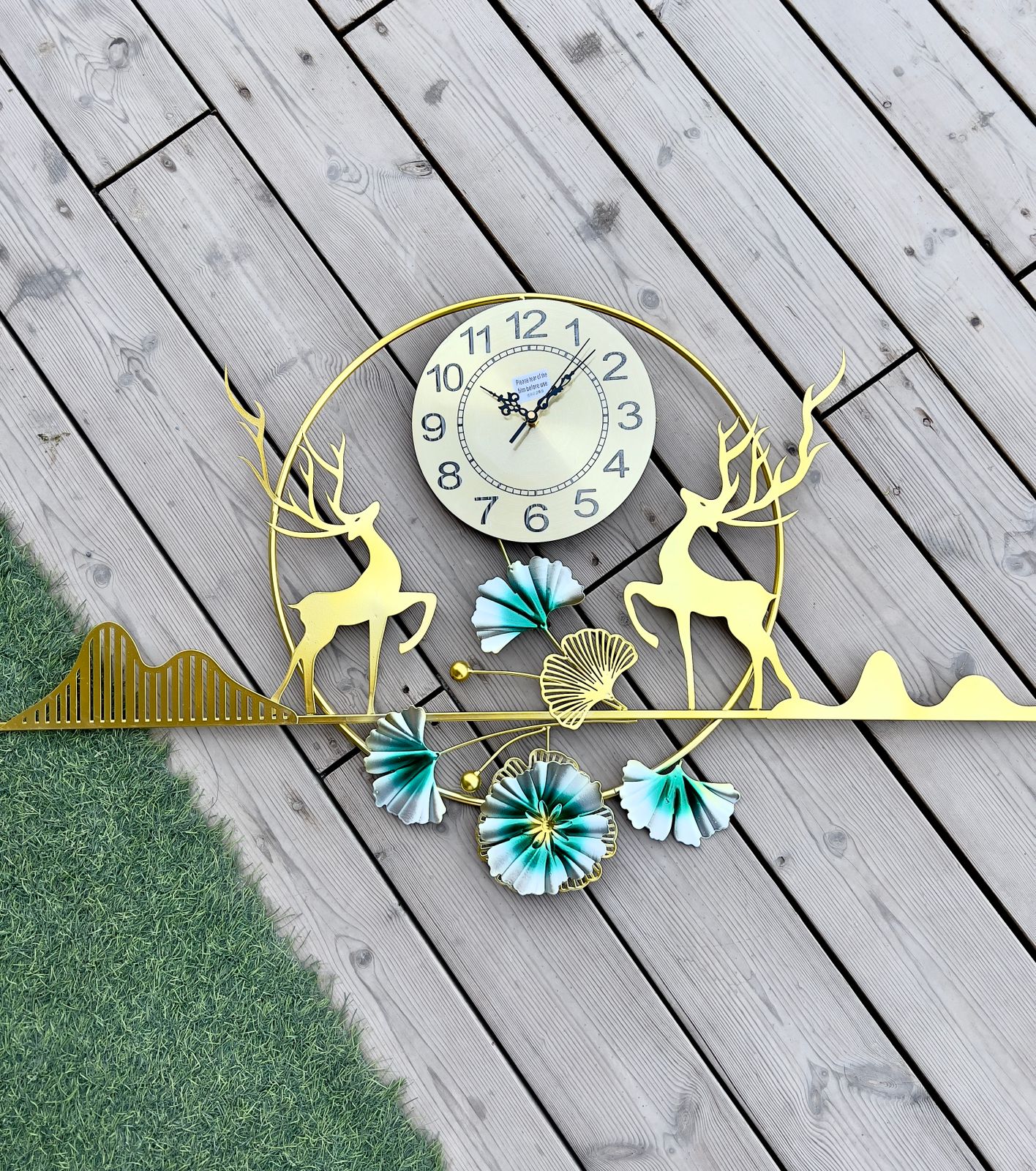 Always Together Metal Wall Clock