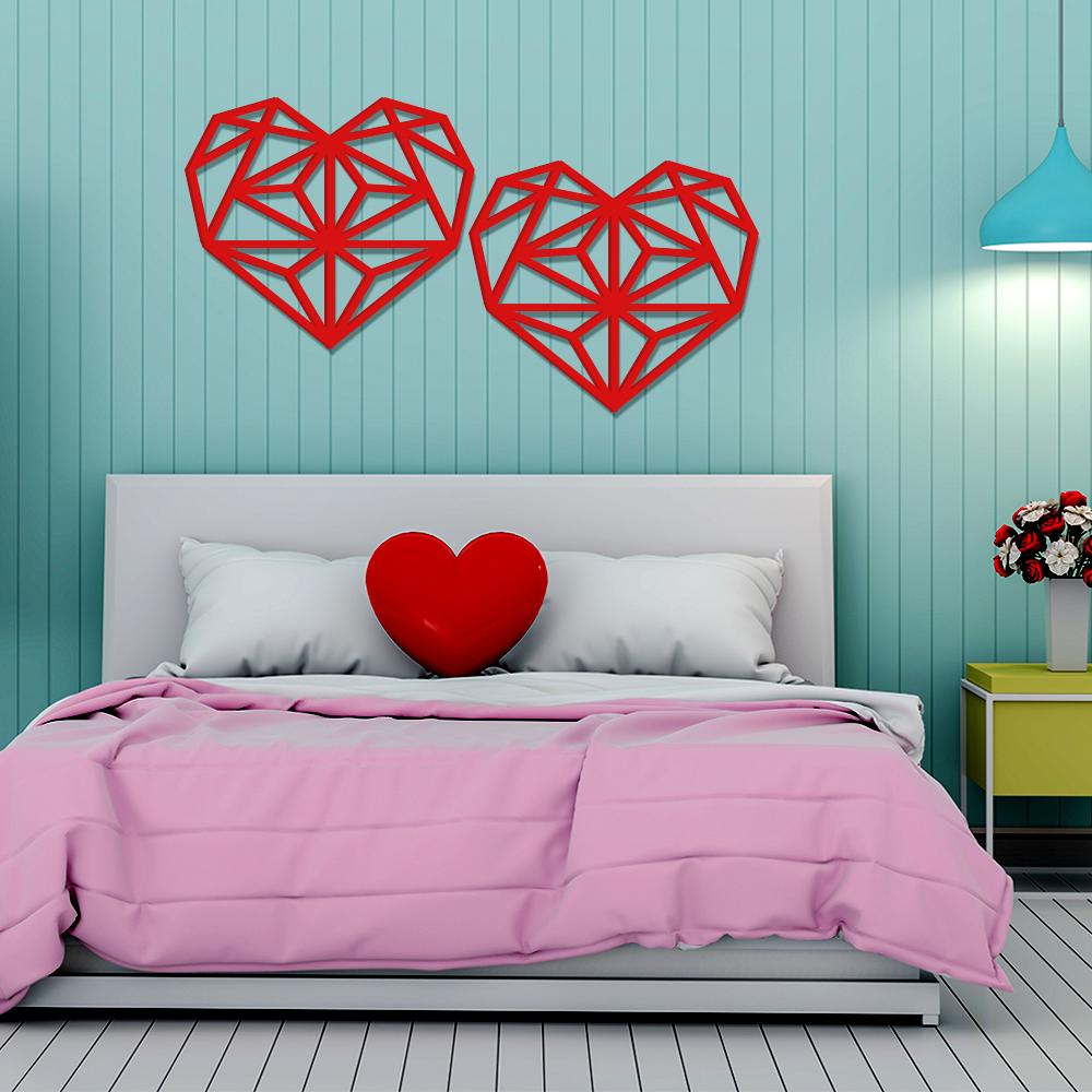 Heart Geometric Pattern Wall Hanging