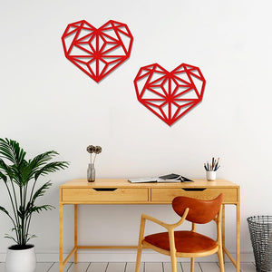 Heart Geometric Pattern Wall Hanging