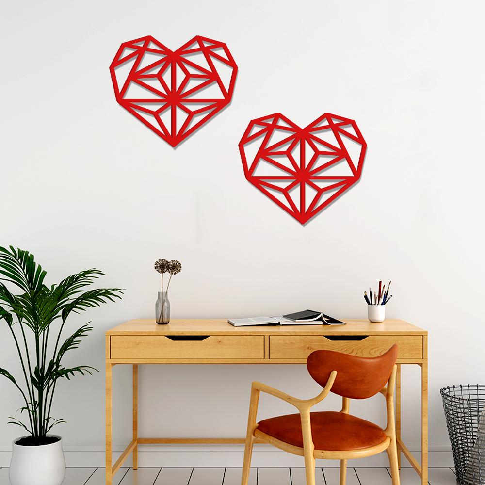 Heart Geometric Pattern Wall Hanging