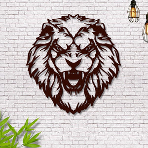 Beautiful Lion Head Wall Hanging