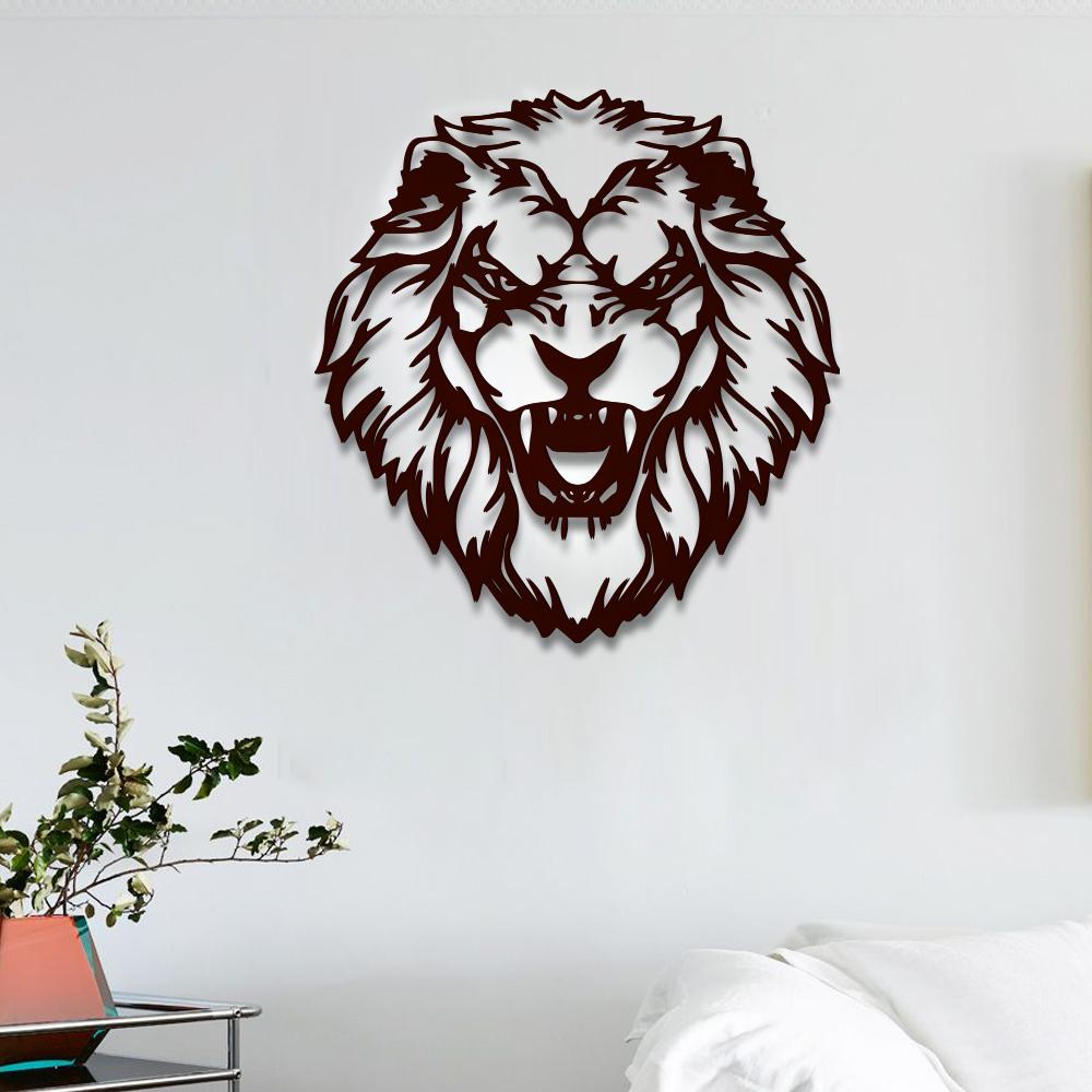 Beautiful Lion Head Wall Hanging