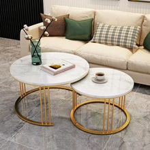 Load image into Gallery viewer, Beautiful Tethered Metallic Tables (Set of 2)
