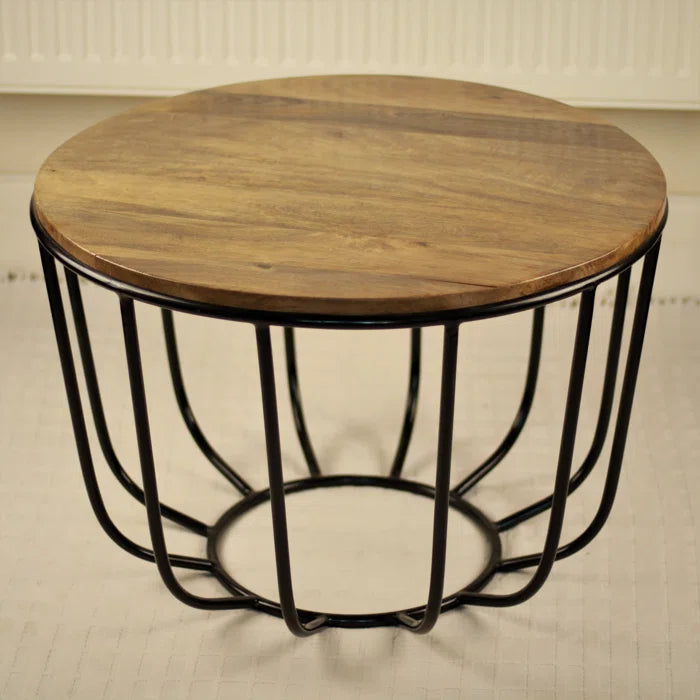Bowled Solid Wood Coffee Table