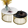 Caged Golden Tables (Set of 2)