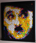 CHAPLIN WOOD MOSAIC WALL DECOR