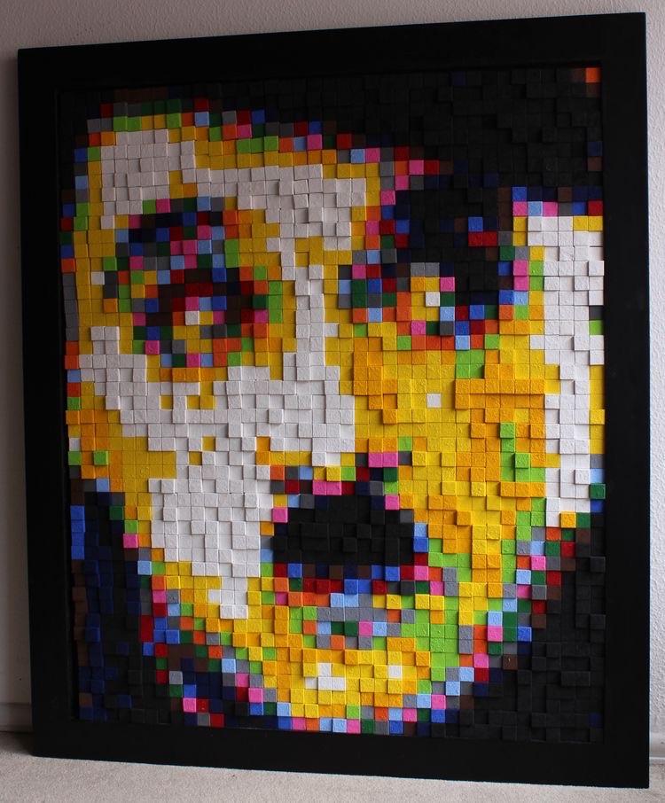 CHAPLIN WOOD MOSAIC WALL DECOR