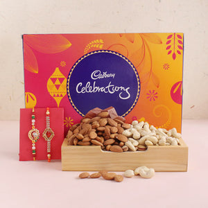 Choco Nuts Rakhi Celebration Hamper