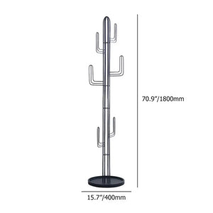 Clothing Rack Bedroom Entryway Coat Rack Freestanding Cactus Hall Tree in Gold