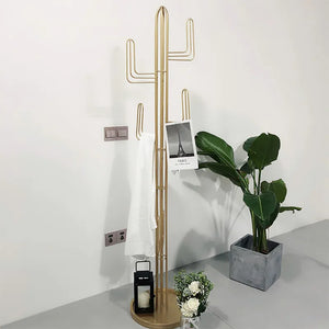 Clothing Rack Bedroom Entryway Coat Rack Freestanding Cactus Hall