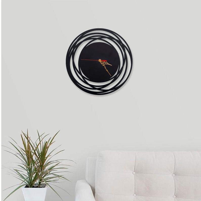 Concentric Circles Wall Clock