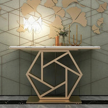 Load image into Gallery viewer, Contemporary Console Table In Hexagonal Design
