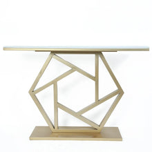Load image into Gallery viewer, Contemporary Console Table In Hexagonal Design
