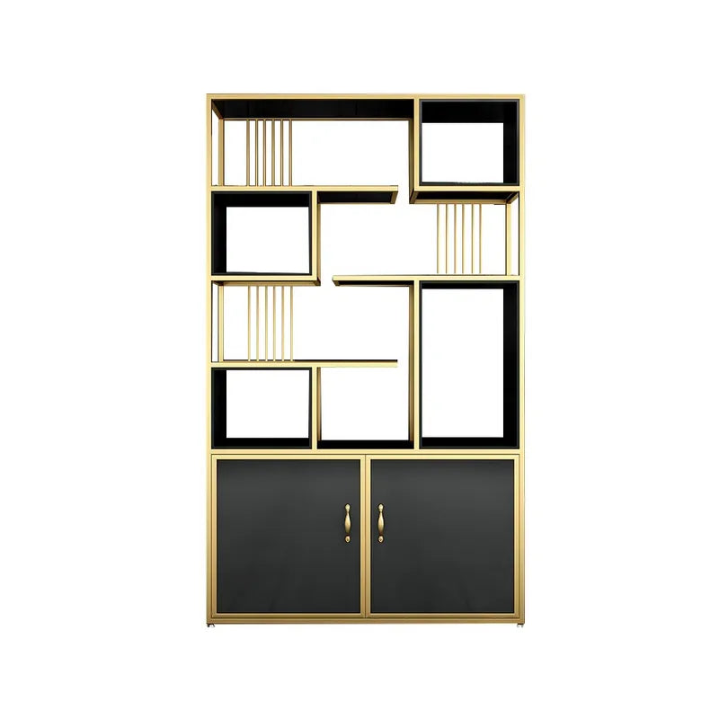 Contemporary Stand Standard Bookshelf with Doors