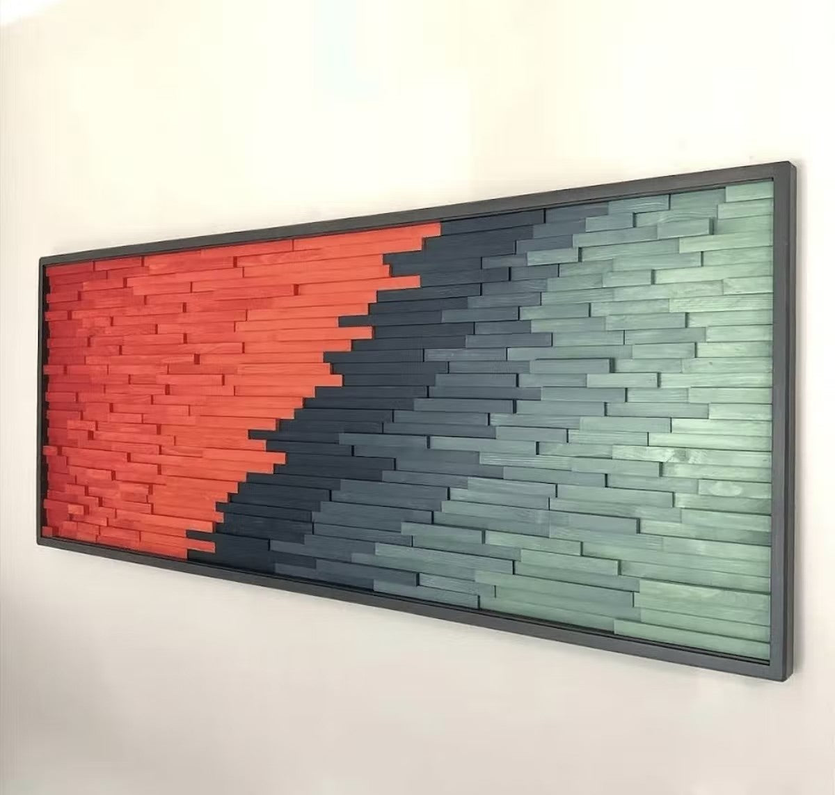 Dark Desire Wood Mosaic Wall Decor