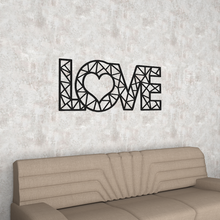 Load image into Gallery viewer, Designer Love Text in Acrylic Wall Hanging
