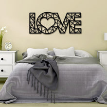 Load image into Gallery viewer, Designer Love Text in Acrylic Wall Hanging
