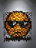 EMOJI WOOD MOSAIC WALL DECOR