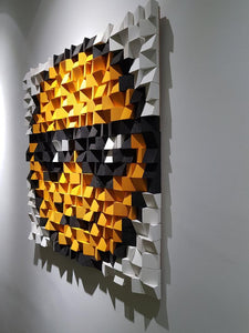 EMOJI WOOD MOSAIC WALL DECOR