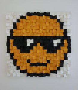EMOJI WOOD MOSAIC WALL DECOR