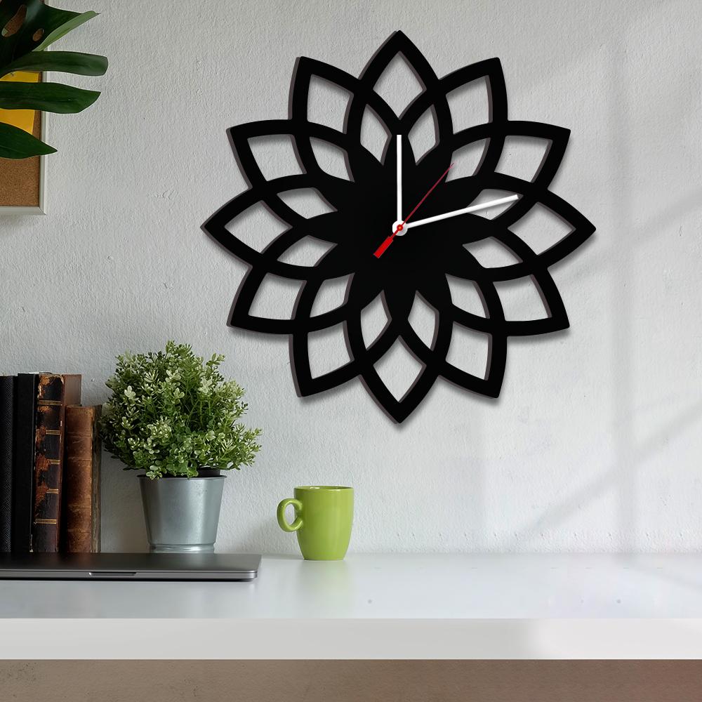 Floral Shape Wall Clock