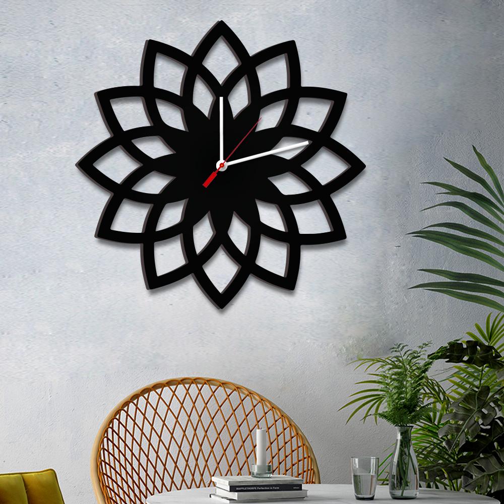 Floral Shape Wall Clock